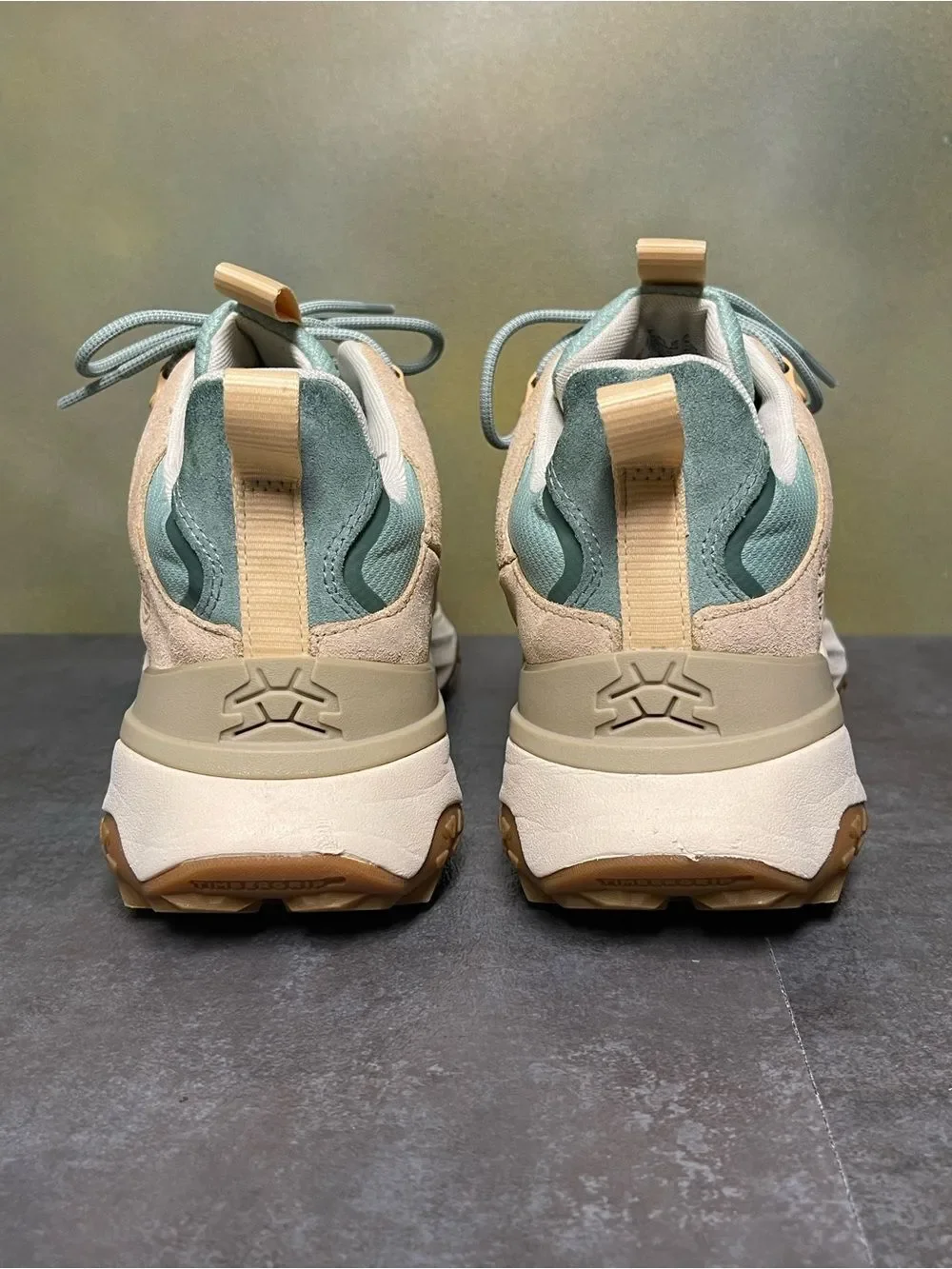 Timberland Motion Access Waterproof Women's Trail Sneakers Green/Tan Size 10